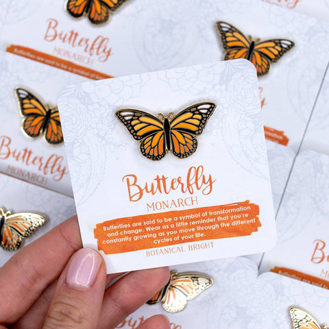 Renegade Craft — Monarch Butterfly Enamel pin