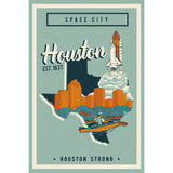 Houston Texas Urban Traveler Notecard
