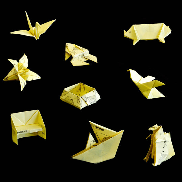 An assorted pack for beginners or advanced origami artists. A little something to keep you occupied on a slow day at the office.