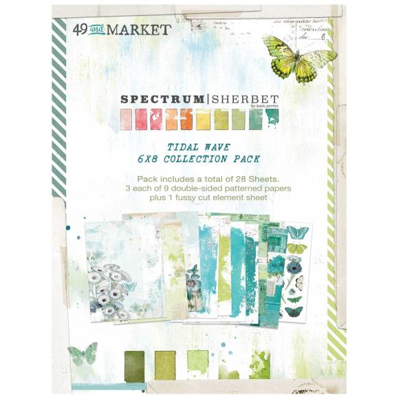 Spectrum Sherbet Tidal Wave Collection Pack 6"X8" 49 And Market