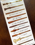 Harry Potter Wands Enamel Sticker