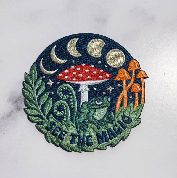 See the Magic Mushroom & Moon Phase Patch