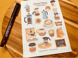 Coffee House Sticker Sheet