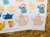 Tea Party Sticker Sheet