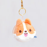 Super Fluffy Corgi Keychain Plushie