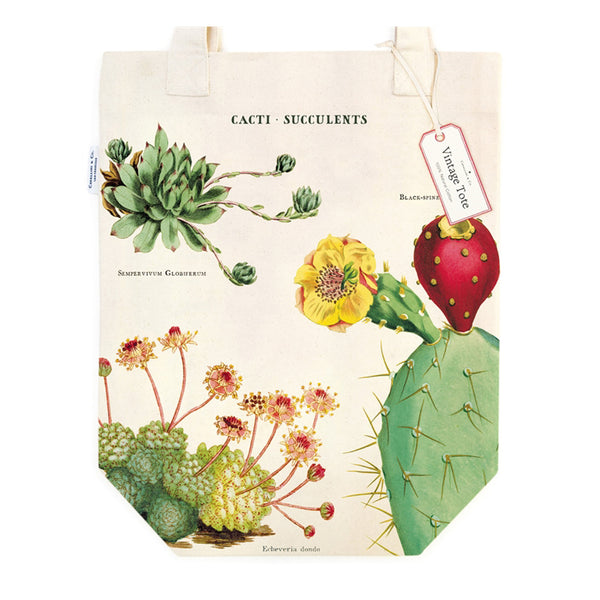 Cacti & Succulents Tote Bag Cavallini & Co.