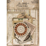 Tim Holtz Idea Ology Layers Cards. The perfect addition to scrapbook pages, cards and other craft projects! This 7x5 inch package contains thirty-three assorted card pieces. Imported. 