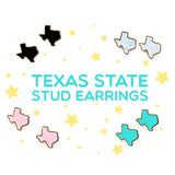 Texas Earrings Glitter LuxCups Creative