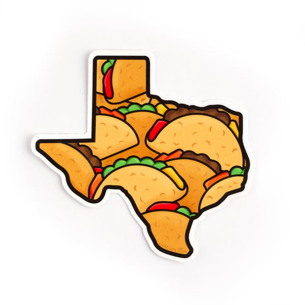 Texas Tacos Vinyl Sticker