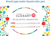 Zebra Clickart Knock Sign Pen36 Color Set