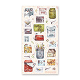 Watercolor Letters Sticker Sheet
