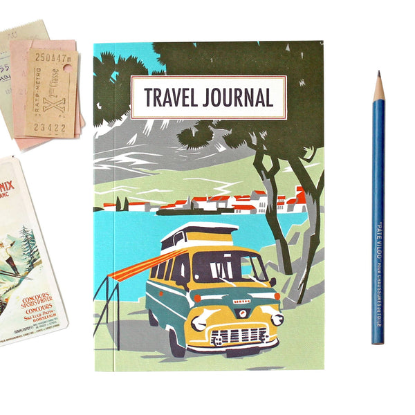 Yellow Beach Camper Travel Journal