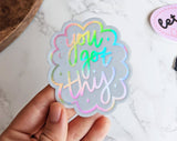 You Got This Aesthetic Mental Health Sticker