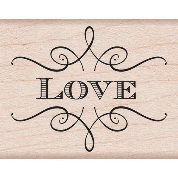 LOVE Rubber Stamp