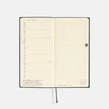 Hobonichi Weeks 2023 White Line: Black Weeks Softcover Book