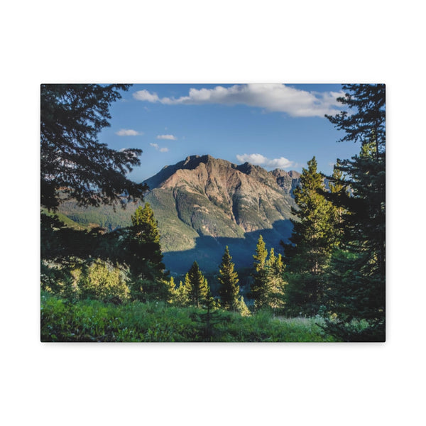 Colorado Mountain Peak Matte Canvas Print - Ready to Hang Art - Twilight Peak