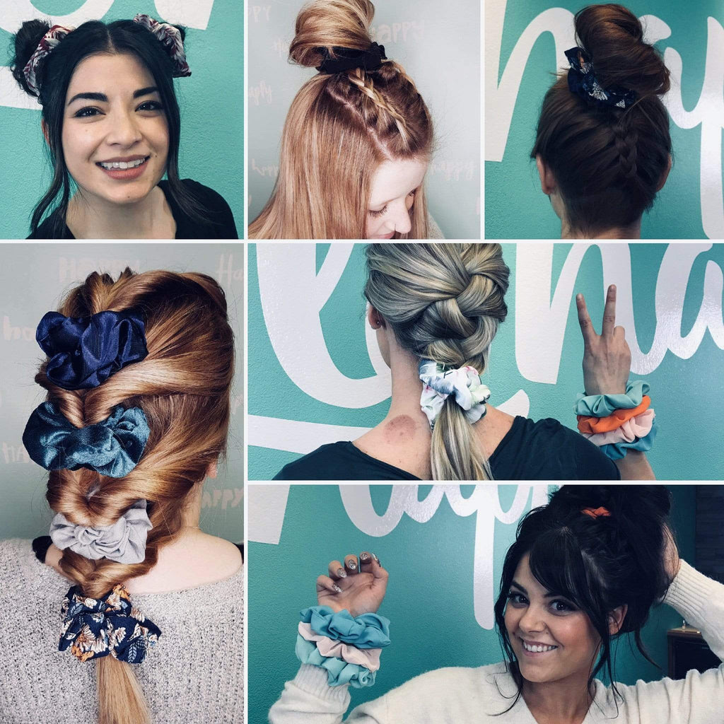 13 Scrunchie Hairstyles With Our Kb Scrunchies Chatters