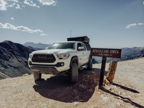 @TeegandBoone on Imogene Pass