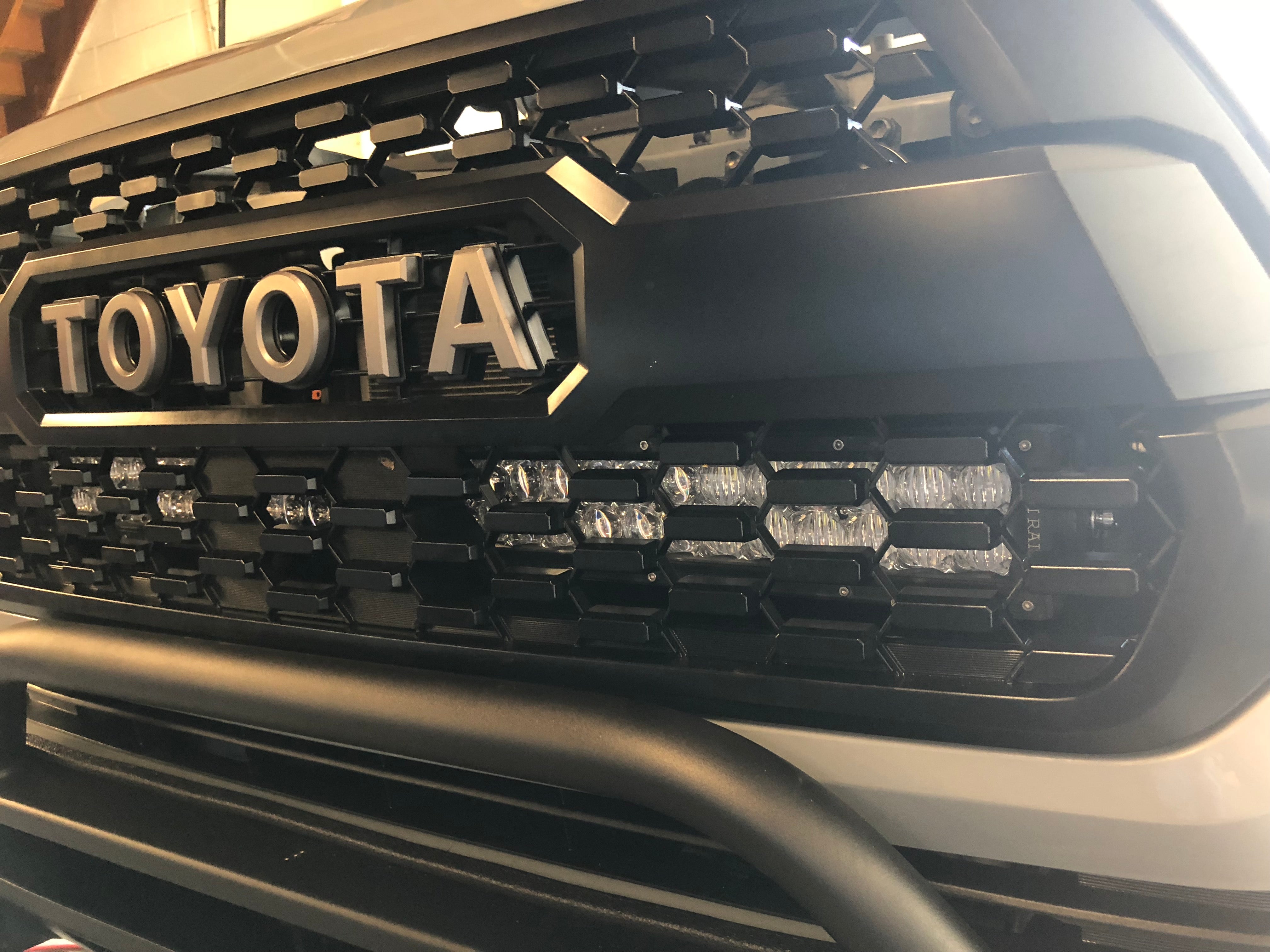 2016-2021 Toyota Tacoma 32" Upper Grille LED Light Bar Brackets Kit