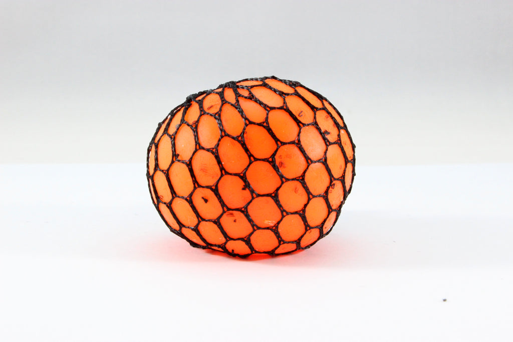 orange squishy ball