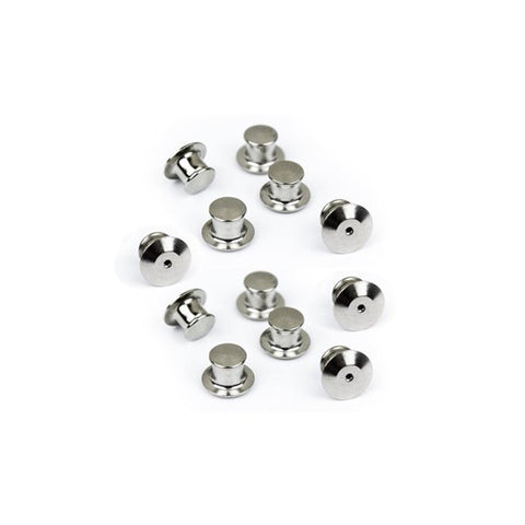 Gun Metal Locking Pin Backs (10 pack) – Nostalgia Vault