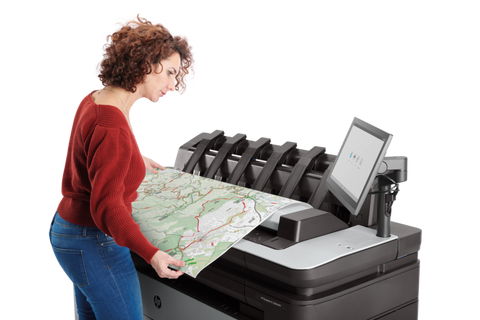 HP DesignJet XL3600 full color printing and scanning