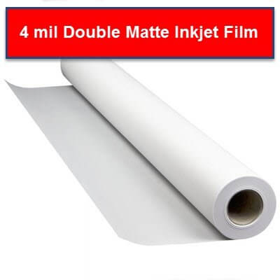 Buy 4 mil Double Matte Inkjet Mylar Film - 4MDIJ