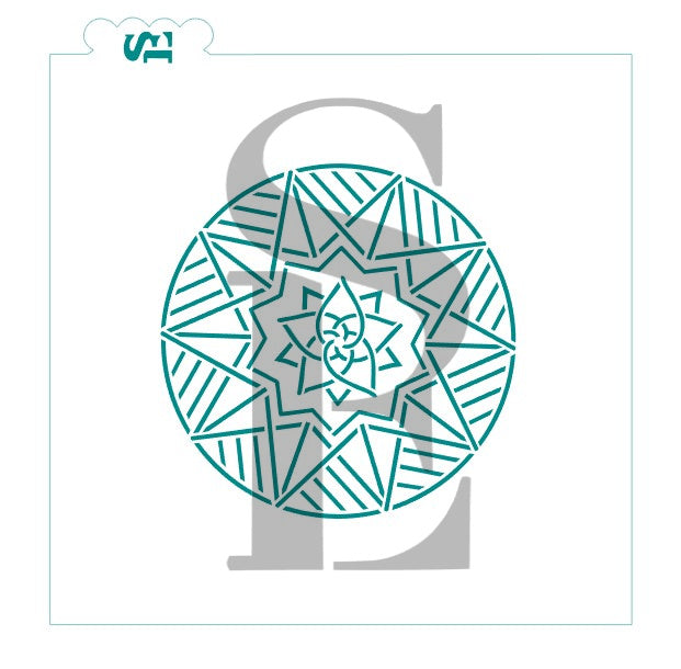 Mandala Art PYO Stencil for Crafts & Culinary
