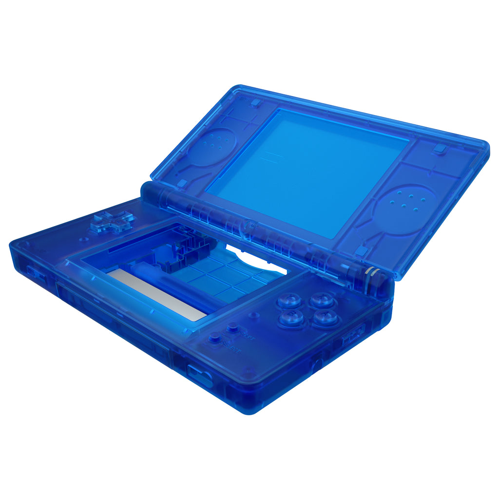 eXtremeRate Clear Blue Full Housing Shell for Nintendo DS – GamingCobra