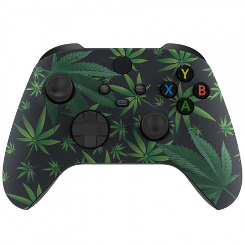 Запасная часть Green Weeds Лицевая панель, чехол Soft Touch Grip для корпуса Xbox Series S и Xbox Series X Аксессуары для контроллеров — контроллер в комплект не входит — FX3T111