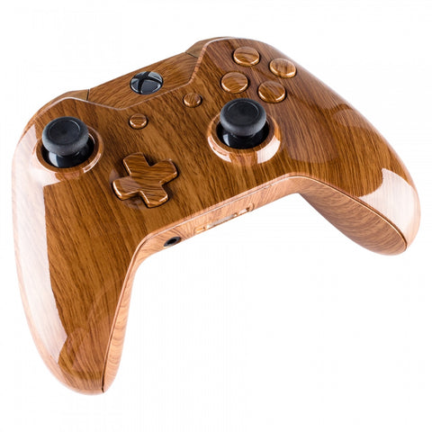 Extremerate Wooden Grain Full Shell With Buttons For Xbox One Controll Gamingcobra