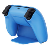 PlayVital Starlight Blue Controller Display Stand for PS5, Gamepad Accessories Desk Holder for PS5 Controller with Rubber Pads - PFPJ081