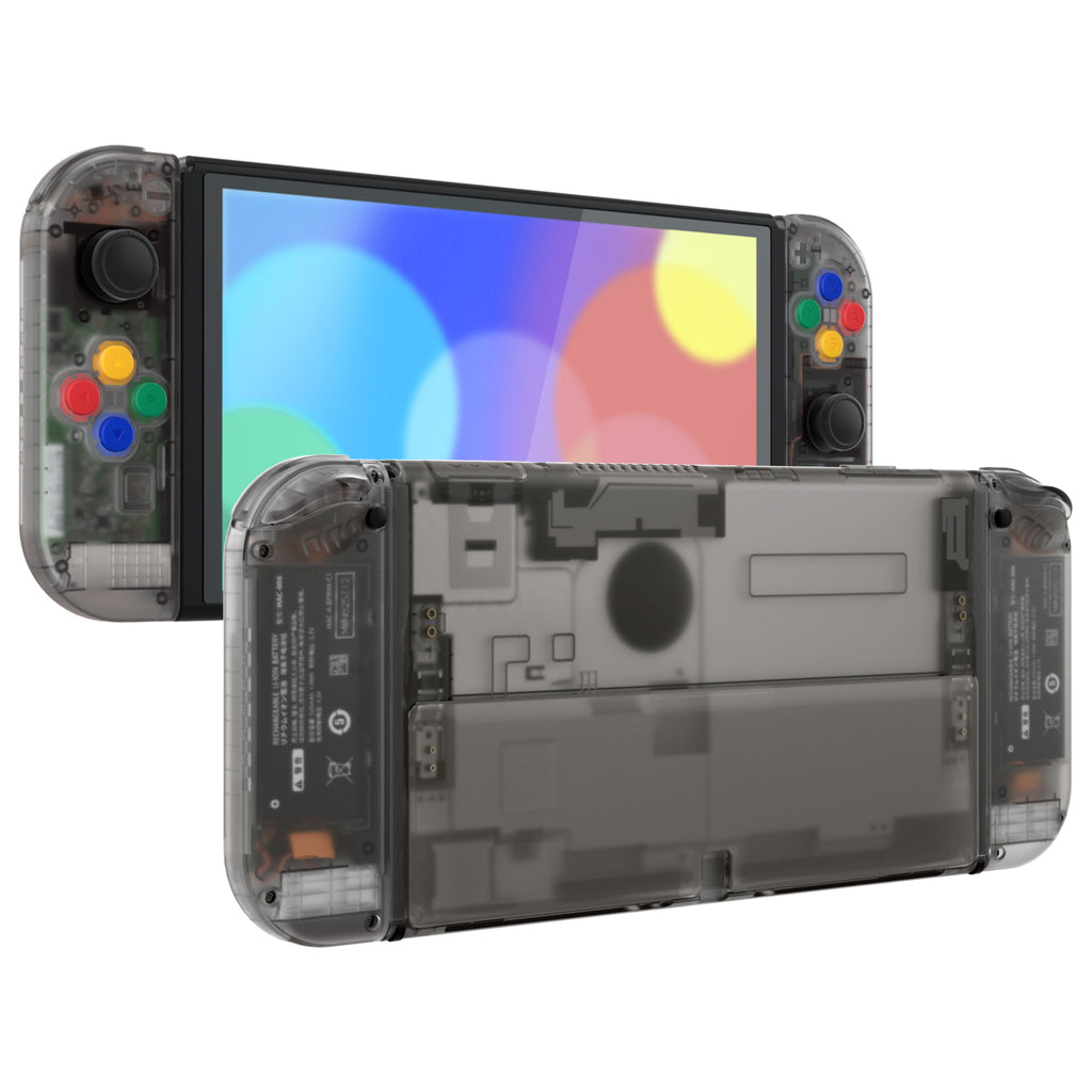 eXtremeRate Clear Custom Full Set Shell for Switch OLED – GamingCobra