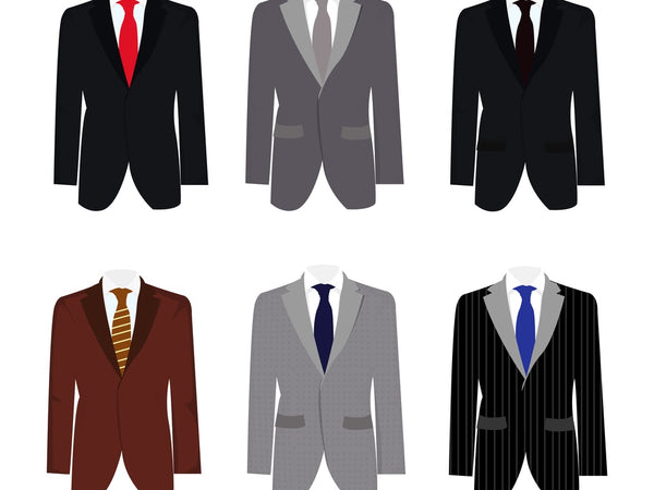 a selection of male formal attire