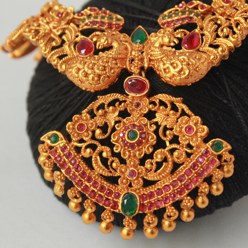 South Indian Temple Necklace – Zivar Creations