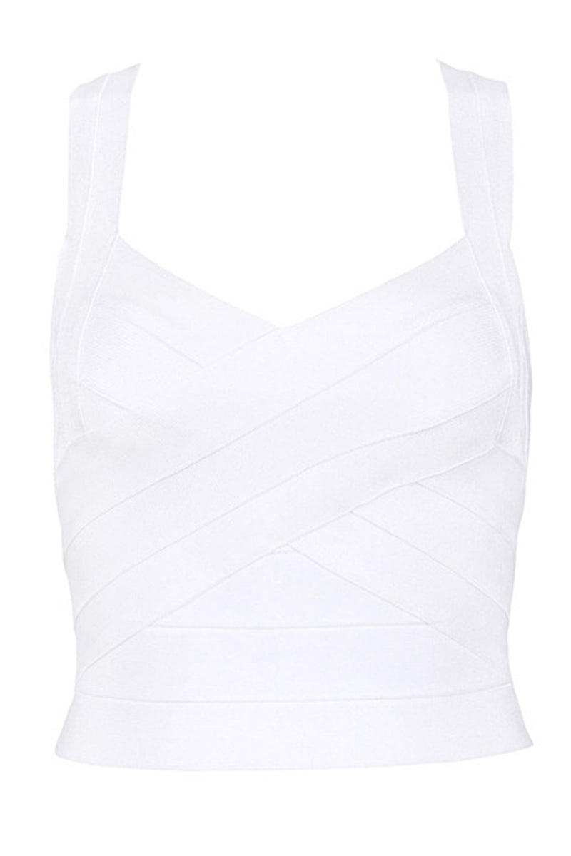 V-Neck Tight Crop Tops Ladies Camisole Vest – Chicida