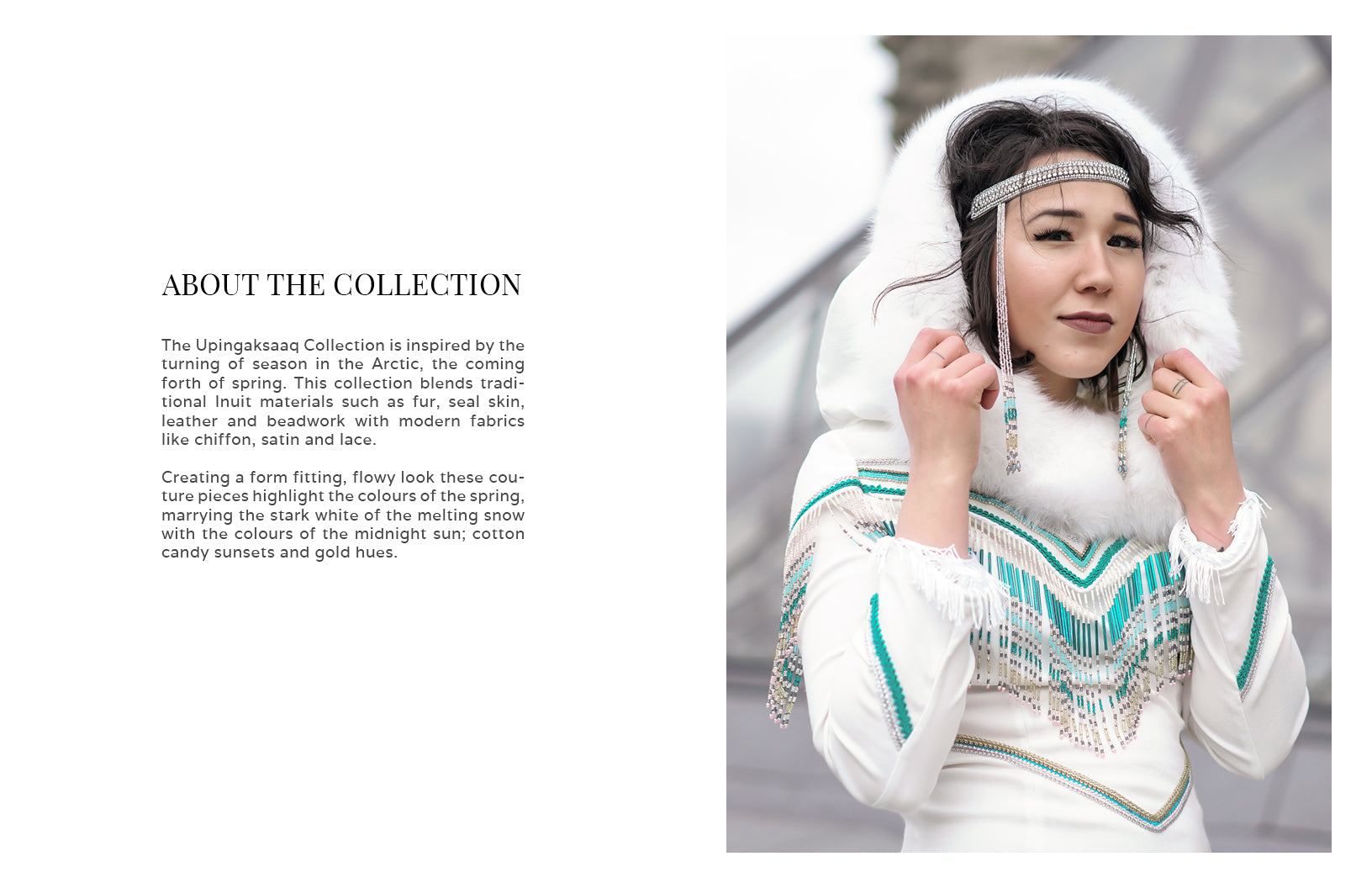 The Ukiaksaq Collection - NYFW - 2020 — Victoria's Arctic Fashion