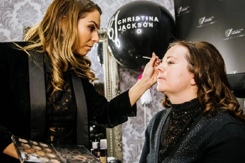 Christina Jackson's makeup masterclass at Andrew Williams Hair and Beauty in Blackpool. Photo by James Jebson Photography