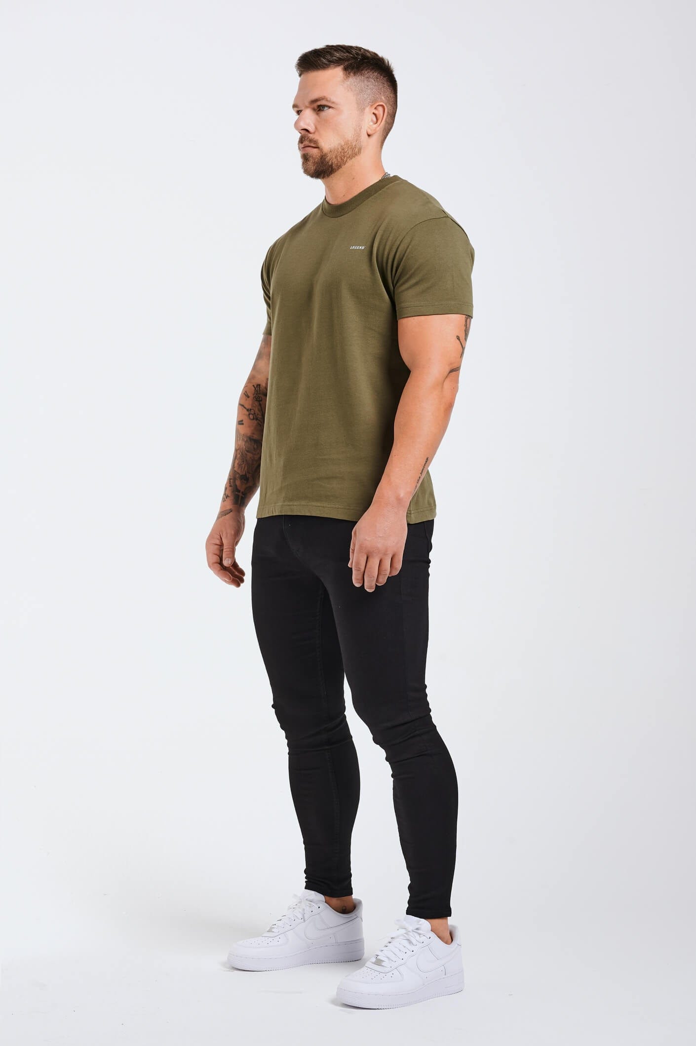 LEGEND* BASICS T-SHIRT - OLIVE