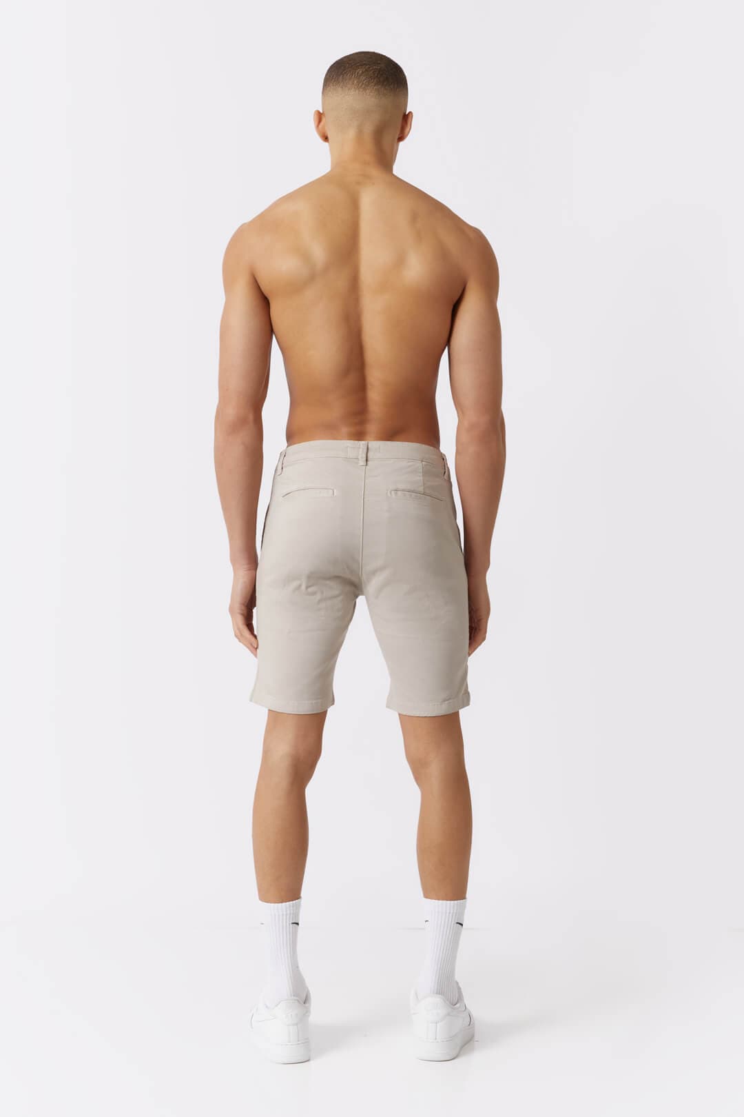 STRETCH CHINO SHORT - SAND