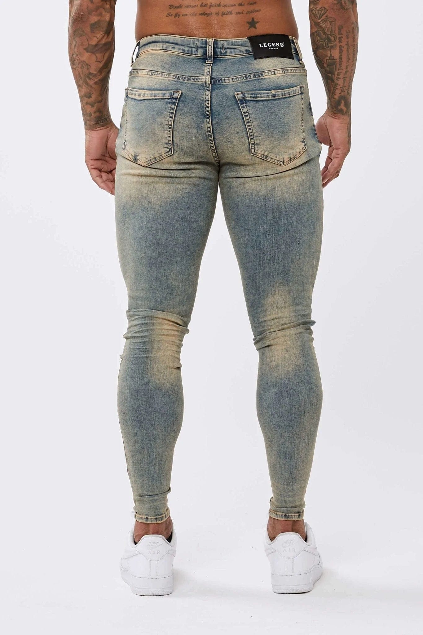 HEAVY STONE WASH - SPRAY ON JEANS