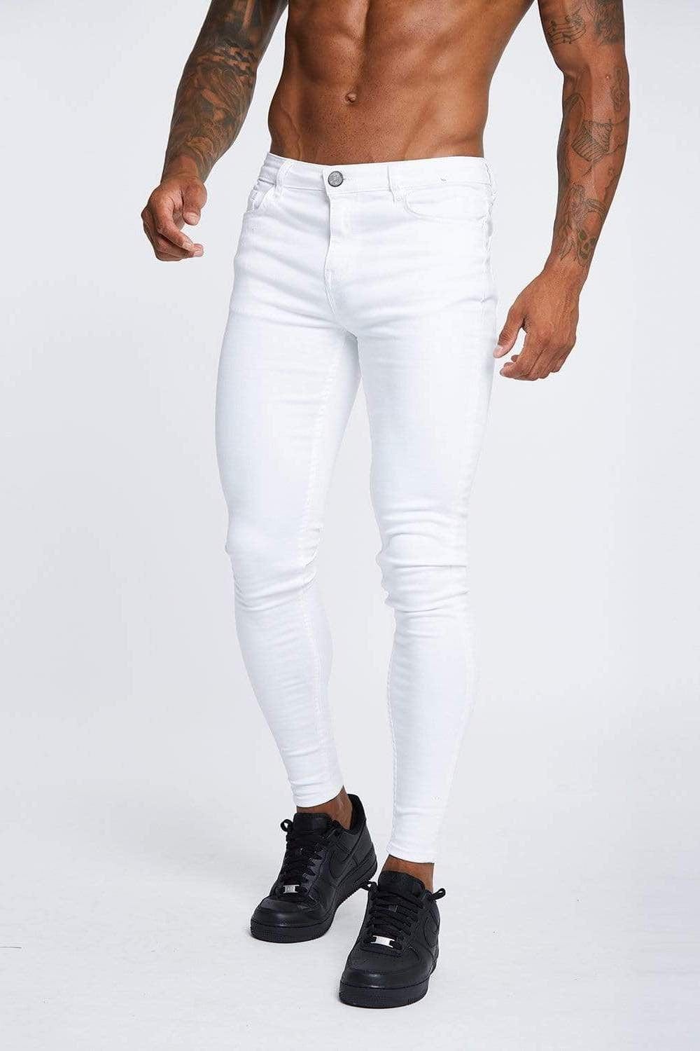 WHITE JEANS - NON RIPPED