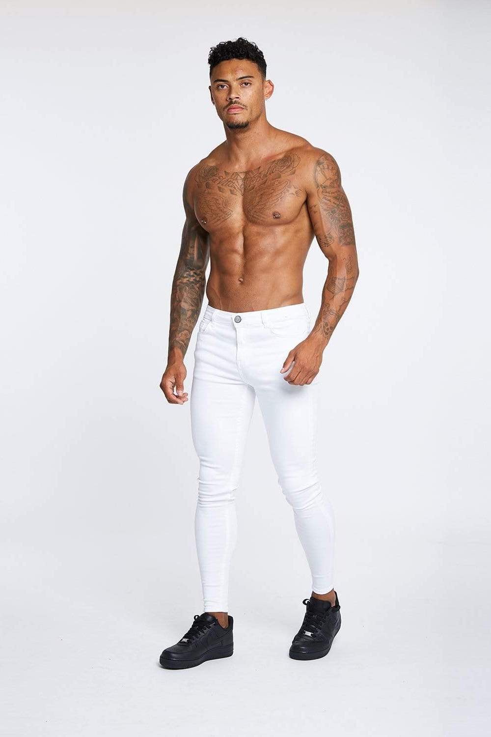 WHITE JEANS - NON RIPPED