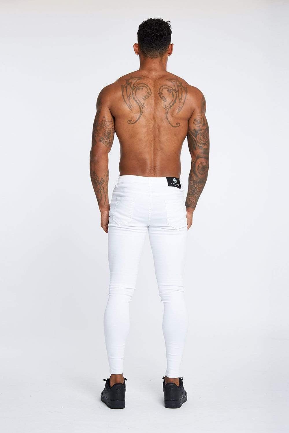 WHITE JEANS - NON RIPPED