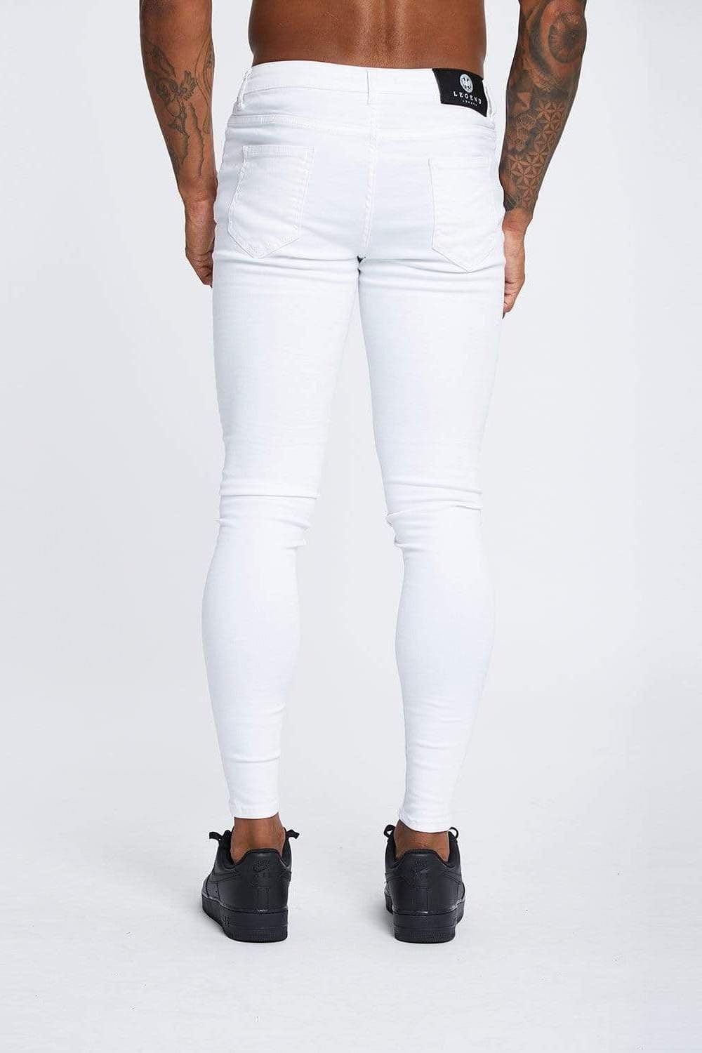 WHITE JEANS - NON RIPPED