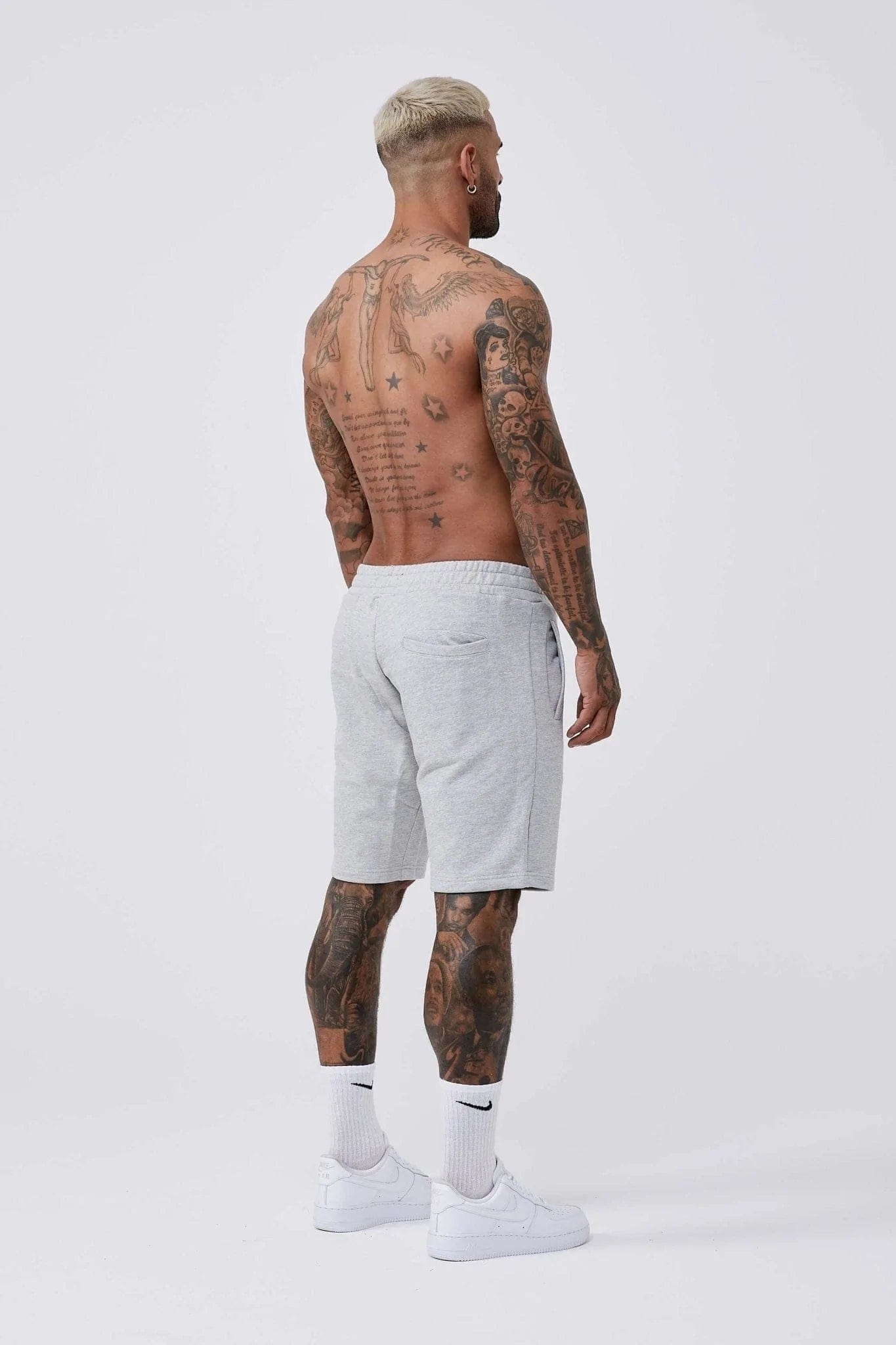 LEGEND* BASICS SWEATSHORT - GREY MARL