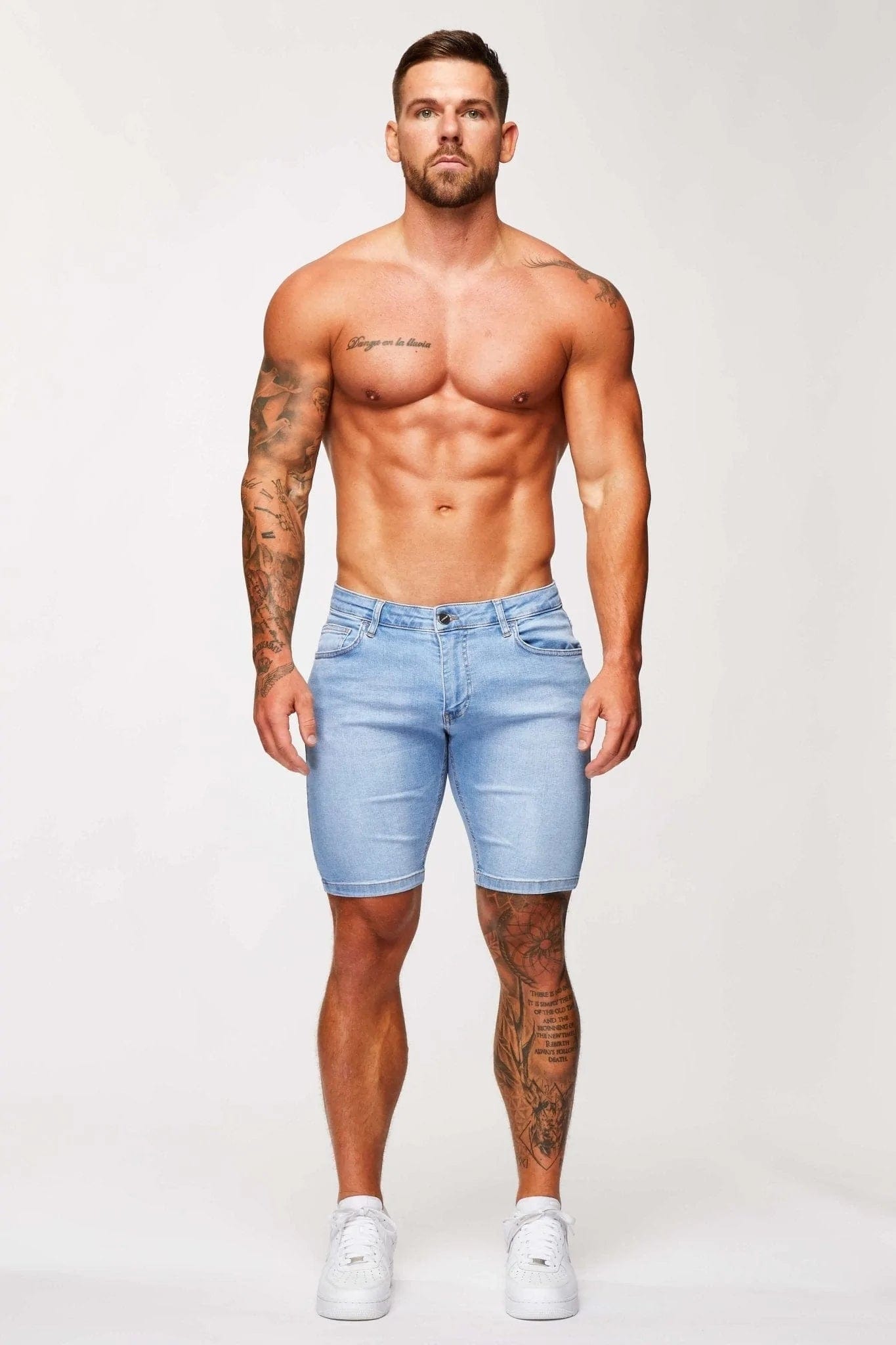 DENIM SHORT - LIGHT BLUE