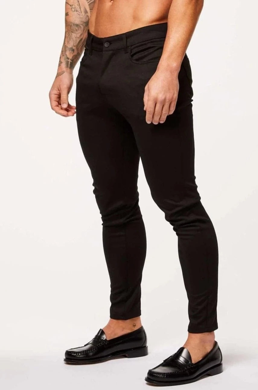 LUSTRE TROUSERS - BLACK