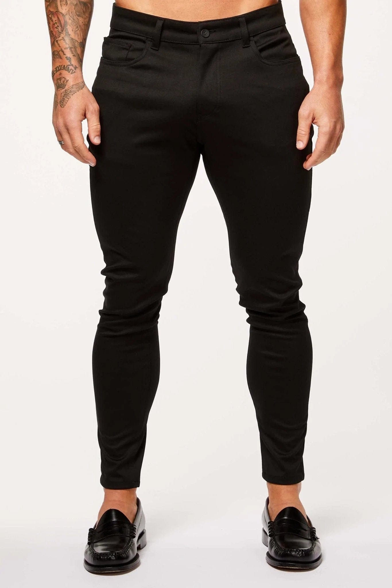 LUSTRE TROUSERS - BLACK