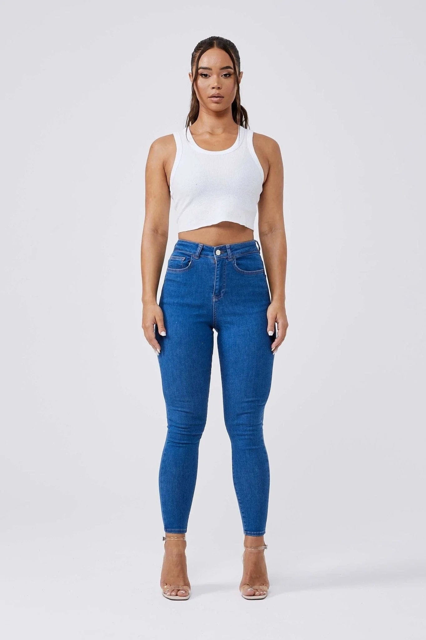 SKINNY JEANS - AZURE BLUE